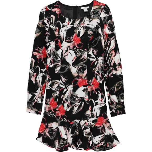 Mini Vestido Floral de Fiesta Bar III Negro 2