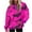 #H-Hot Pink#H, variant on ZHYou Hoodie Halloween Sweatshirts For Women Halloween Scary Printed Drawstring Loose Fit Long Sleeve Hoodie Sweatshirts