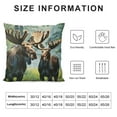 thumbnail image 5 of Moose Print Throw Pillow Covers,Inches,Pillow Cushion Cases,Throw Pillows for Couch Bedroom Living Room, 5 of 5