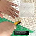 thumbnail image 4 of Quilting Ruler, 12in Wide Shape Cut Ruler Thick Acrylic  For Measuring, 4 of 8