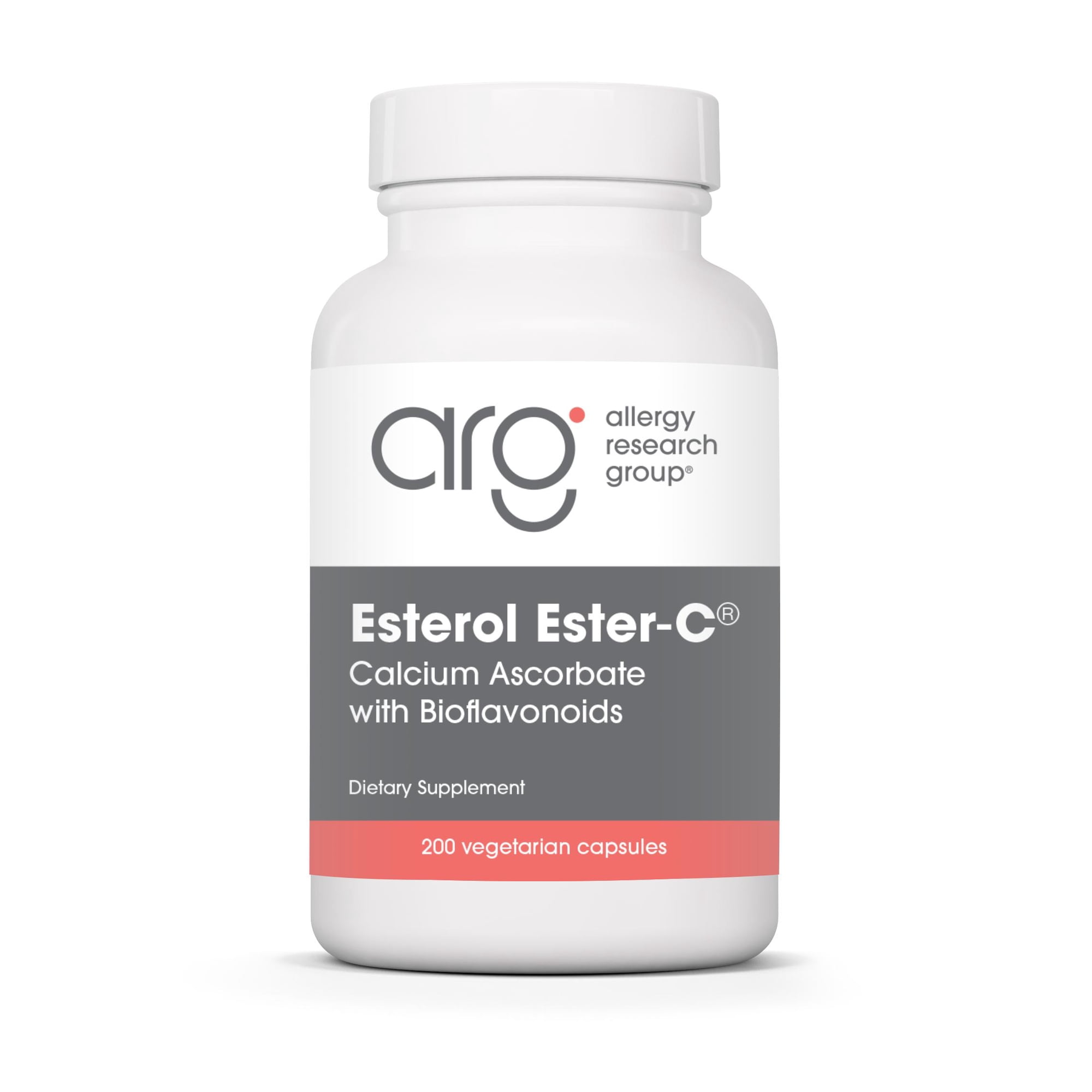 ARG Esterol Ester C - Delivers 1.35 g Vitamin C - Buffered Vitamin C with Bioflavonoids & Quercetin - Immune & Antioxidant Support - 200 Servings - 200 Capsules