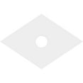 thumbnail image 4 of 14"W x 9 3/8"H x 2"ID x 4 3/4"C x 1"P Diamond Architectural Grade PVC Contemporary Ceiling Medallion, 4 of 11