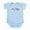 Sky Blue, variant on CafePress - Mountains Infant Bodysuit - Baby Light Bodysuit, Size Newborn - 24 Months