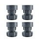 thumbnail image 1 of Matsuzay 4 unids/set pies de lavadora de altura ajustable para trabajo pesado y parte inferior de succión de estabilidad Juegos de accesorios de baño, 1 of 6