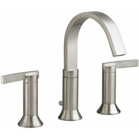 American Standard 7430.801.002 Berwick Widespread Lavatory Faucet with Metal Lever Handles and Metal Speed Connect Pop-Up Drain, Available in Various Colors