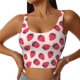thumbnail image 1 of Balery Strawberry Sujetadores deportivos con espalda cruzada para mujer, acolchados, sin costuras, de alto impacto, ideales para yoga, gimnasio, entrenamiento y fitness.-Medium, 1 of 8