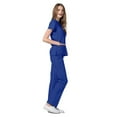 thumbnail image 5 of Adar Universal Scrubs For Women - Double Stitched Mock Wrap Scrub Top, 5 of 7