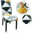 thumbnail image 3 of Stretch Dining Chair Covers, Minimalism Pattern Dining Chair Slipcover, Removable Washable Spandex Furniture Chair Protect Cover for Kitchen Hotel Table Banquet (4 Per Set, JYF), 3 of 8