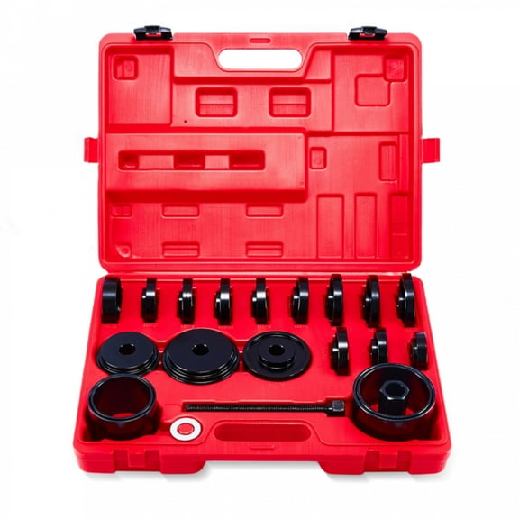 Front Wheel Drive Bearing Press Removal Adapter Puller Pulley Tool Kit 23Pcs