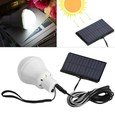 

Portable Solar Powered 12 LED Rechargeable Bulb Light Outdoor Camping Yard Lamp