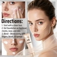 thumbnail image 4 of Color Changing Foundation For Mature Skin, Silky Glow Liquid Foundation, 2-In-1 Hydrating And Lightweight Liquid Foundation, Hydrating Face Makeup Base, Long Lasting Natural Finish, 40g, 4 of 6