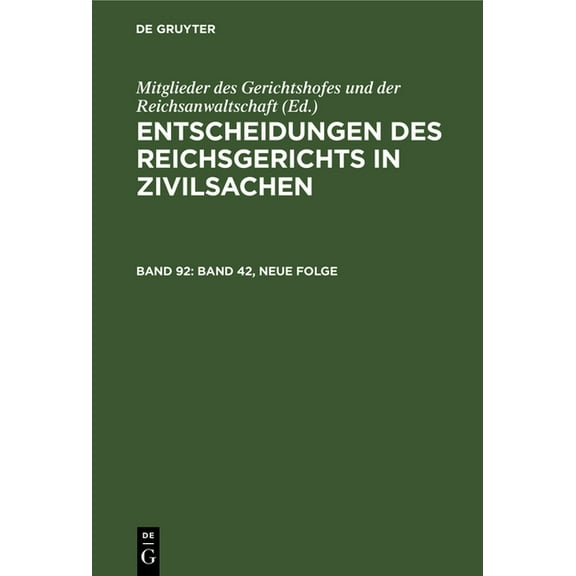 Band 42, Neue Folge, (Hardcover)