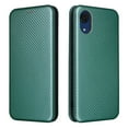 thumbnail image 2 of Feishell Flip Wallet Cover for Samsung Galaxy A03 Core (6.5 inch),Shockproof Slim Fit Carbon Fiber Texture PU Leather Magnetic Closure Folio Card Pocket Kickstand Phone Case,Green, 2 of 11