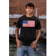 thumbnail image 5 of Classic American Flag USA Pride Crewneck T Shirts Boy Girl Teen Brisco Brands XS, 5 of 6