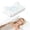 White, variant on EDX Queen Size Cervical Pillows Memory Foam Bed Pillow for Neck Pain Relief- Removable Cover,White and Gray