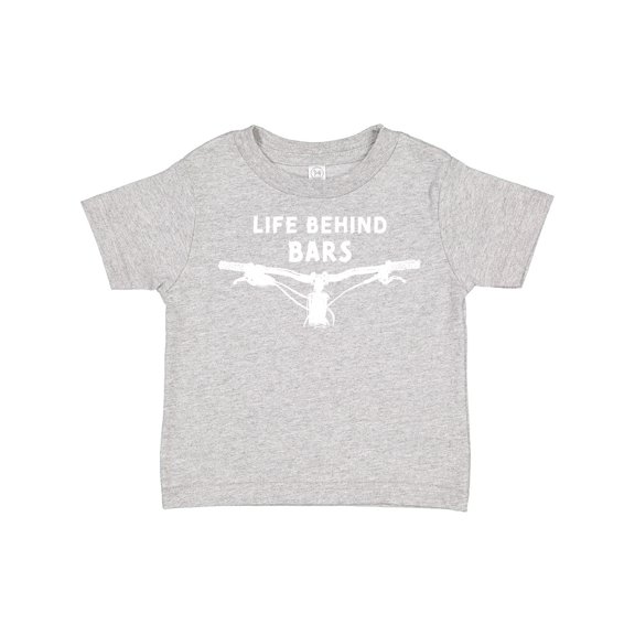 Inktastic Life Behind Bars Mountain Bike Boys or Girls Toddler T-Shirt
