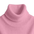 thumbnail image 6 of HOSIA Turtleneck Long Sleeve Cable Knit Sweaters for Women Ribbed Knitted Chunky Pullover Tops Comfy Casual Soft Baggy Loose Fit Trendy Jumper Top Business Dressy Casual Teacher Outfits Pink Xl, 6 of 7