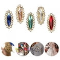 thumbnail image 1 of Noref Marquise Shaped Buttons With 100Pcs Rhinestones For Sewing Decorations For, 1 of 8