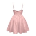 thumbnail image 7 of Jane Wardrobe Women's Chiffon Corset Mini Dress, Spaghetti Strap Ruched Bust Flared Skater Dress for Party & Events, 1PC, XS-XL, 7 of 7