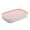 Pink, variant on Tainini White Plastic Stackable Snacks Food Storage Containers