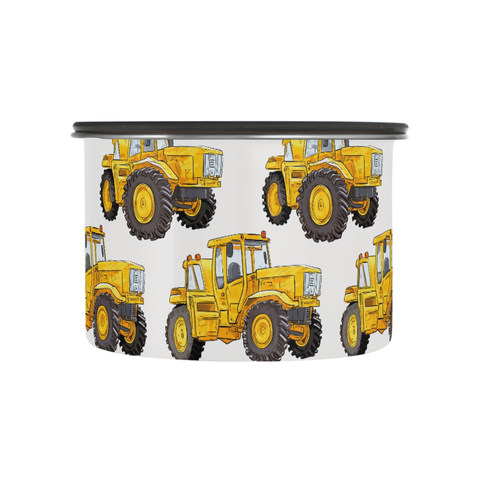 Yellow Truck Airtight Coffee Bean Canister 30oz Food Storage Containers with Lids For Gournd, Tea, Sugar, Flour, Rice, Cereal, Candy Cookie Jar