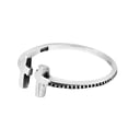 thumbnail image 4 of Double Cross Open Wrap Sterling Silver Ring-6, 4 of 5