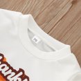 thumbnail image 4 of Gibobby Blusas De Niños Camisa deportiva de manga larga con estampado de para niños pequeños y niñas, ropa para niños(Blanco, 3-6 Meses), 4 of 5