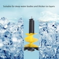 thumbnail image 3 of Ice Drill Auger, Easy To Install Impact Resistance Electric Ice Auger 8in Long Service Life Lightweight  For Fishing, 3 of 8