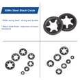 thumbnail image 4 of Unique Bargains 60 Pack Internal Tooth Star Lock Washers M5 Quick Speed Locking Washers, 65Mn Steel Starlock Push Nuts, 4 of 4