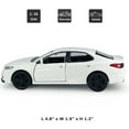 thumbnail image 6 of Camry XSE 2022 Model Car 1/36 Scale Diecast Toy Cars Metal Alloy Children’s Die-cast Vehicles, Pull Back Doors Open, Black Rim, Collection for Adults Men, Kids Toys for Boys Gifts, white, 6 of 6