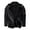 Black, variant on Men's Faux Wool Motorcycle Jacket Thick Lined Parka New Fashion Winter Wool Coat Leather Jacket