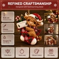 thumbnail image 4 of Clearance! Highland Cow Christmas Stocking Ornaments, Christmas Decorations for Tree, Cute Forest Animal Christmas Decor for Home, 4 of 6