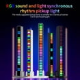 thumbnail image 5 of RGB Strip Light 32LED Music Sound Control Pickup Rhythm Ambient Lamp Atmosphere Night Lights For Bar Room TV Gaming Decoration, 5 of 21