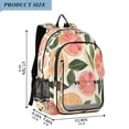 thumbnail image 2 of FORMRS Unisex School Backpack 17" Student Travel Bag with Laptop Compartment, Watercolor Grapefruit, 2 of 7