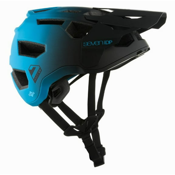 7iDP Project 21 Pro Trail Helmet, Matte Blu/Blk Fade,XL/2XL