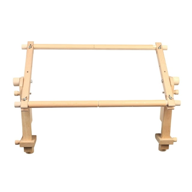 Rongfmy Embroidery Rack Household Easy to Use Needlework Stand for DIY Hand Quilting with stand