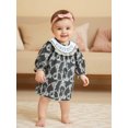 thumbnail image 5 of Rovasas Girls Matching Sister Outfits Embroidery Camouflage Jumpsuits/Dress, 5 of 9