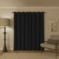 thumbnail image 3 of Sun Zero Oslo Extreme 100% Blackout Grommet Curtain Panel, 52"X84", Coal Black, 1-Piece Single Panel, 3 of 11