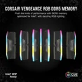 thumbnail image 4 of CORSAIR Vengeance RGB 32GB (2 x 16GB) 288-Pin PC RAM DDR5 6000 (PC5 48000) Desktop Memory Model CMH32GX5M2F6000Z36, 4 of 5