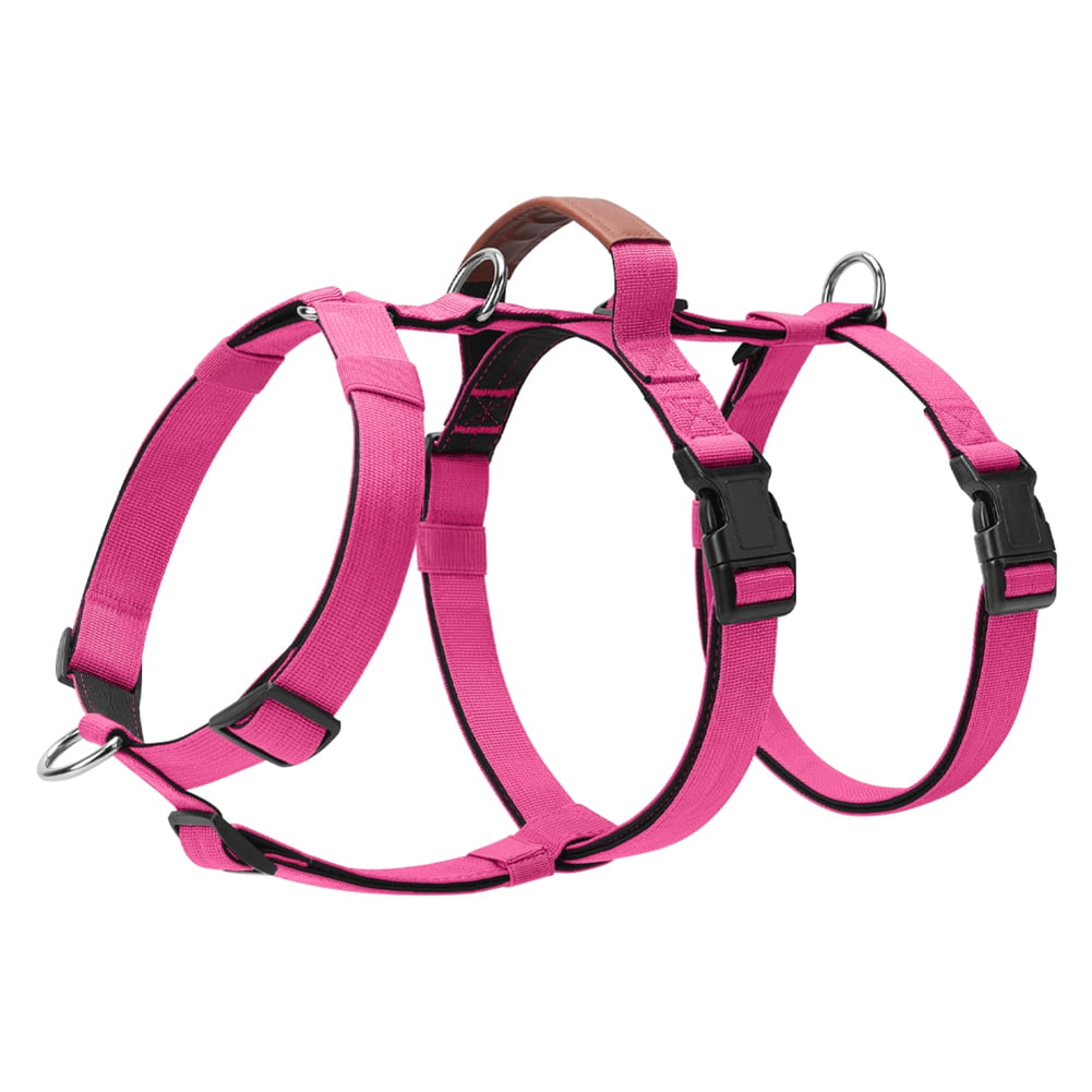 Escape Proof Dog Harness, No Pull Harness with Lift Handle, Adjustable Pet Vest with Front and Back Leash Clips for Medium Large Dogs Walking Hiking Training