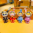 thumbnail image 3 of Keychain Key Chain Cartoon Delicate Craftsmanship Fade-resistant Eye-catching Multiple Use Decorate Vivid Space Aerospace Animal Series Pendant Keychain Bag Accessory, 3 of 6