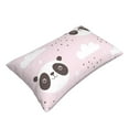 thumbnail image 3 of EasygdpCute Panda Polyester Fiber Double-Sided Pillowcase,Super Soft,Comfortable And Luxurious Pillowcase,Not Easy To Break Or Deform- 14"X20", 3 of 9