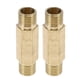 thumbnail image 1 of Conectores de rosca doble exterior de latón de 1/4" Macho de Unique Bargains 1.97" 2 Pcs, 1 of 7