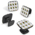 thumbnail image 2 of 4 Pcs Cabinet Handle Drawer Pulls Bee Knobs with Screws Square Furniture Office Cabinet Knob Decoration, 2 of 7