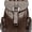 Brown, variant on Stylish PU Leather Backpack – Chic & Versatile Drawstring Buckle Design for Everyday Elegance