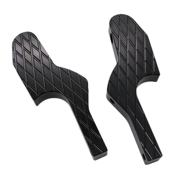 Extensiones de Estriberas kusrkot 2x Cnc Universales para Vespa GTS300 GTV125 200 250 300ie Negro