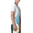 thumbnail image 3 of Lsque Sunshine Cloud Bulldog Waterproof Apron Chef Aprons for Men Heavy Duty Chemical Work Apron Extra Long Grilling Aprons with Adjustable Bib Apron, 3 of 9