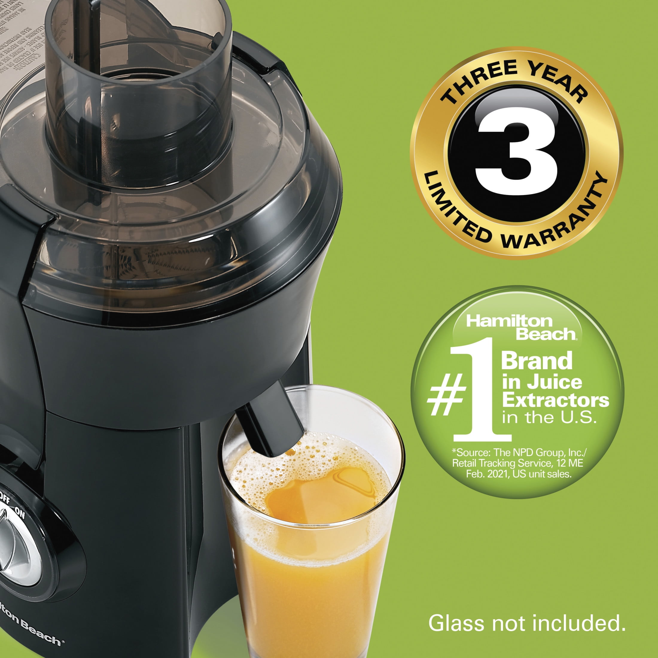Hamilton Beach, Big Mouth Juicer Machine, 800W, Extra Large Chute