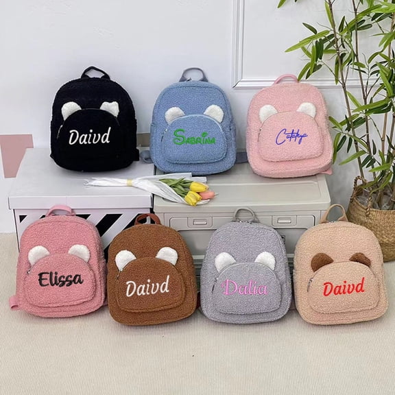 jiaxiM School Backpacks Custom Name DIY Personalized Small School Bag for Ages 3rd 4th 5th 6th, Daycare, Primary School, Travel