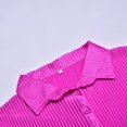 thumbnail image 5 of Gibobby Vestido de manga larga 2023 otoño nuevo temperamento viajero estampado de flores con cordones solapa cárdigan vestido de manga larga para mujeres(Rosa caliente,M), 5 of 5